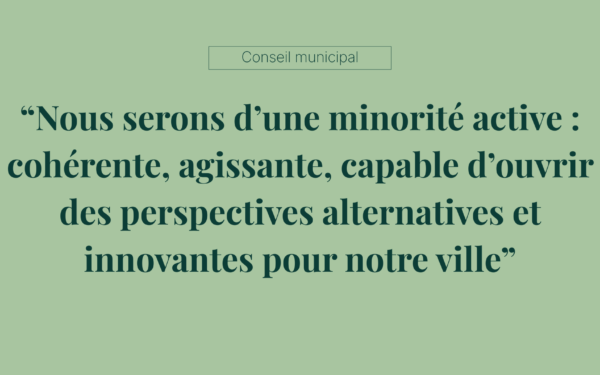Intervention liminaire lors du Conseil municipal du 27 avril 2026